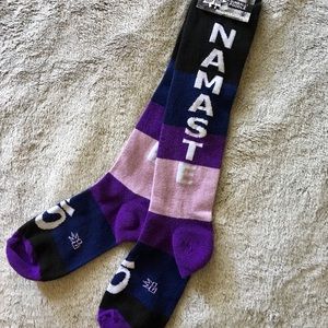 Blue Purple Namaste Knee High Socks
